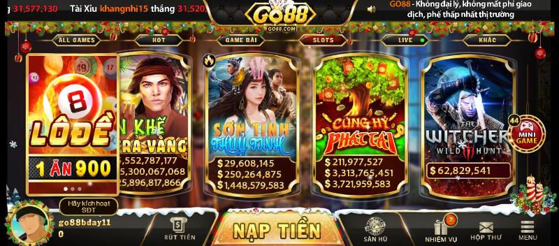 Mức đổi thưởng trong game Sơn Tinh Thủy Tinh Go88 vô cùng hấp dẫn
